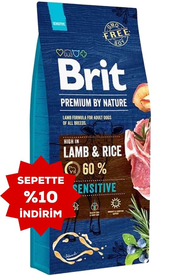 Brit Premium Sensitive Kuzu Etli Hassas Yetişkin Köpek Maması 8 Kg