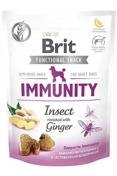 BRIT - Brit Immunity Zencefilli ve Larva Proteinli Köpek Ödül Maması 150gr BRIT - Brit Immunity Zencefilli ve Larva Proteinli Köpek Ödül Maması 150gr
