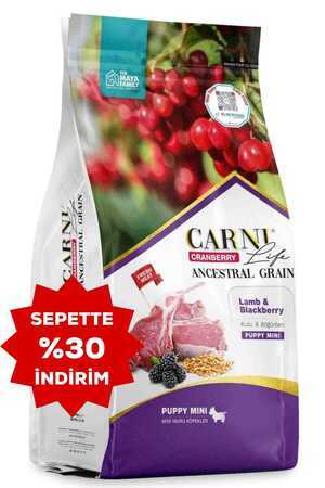 Carni Life Cranberry Ancestral Grain Kuzu ve Böğürtlen Mini Irk Yavru Köpek Maması 2,5kg - Thumbnail
