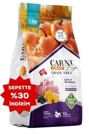 Carni Life Pumpkin Tahılsız Kuzu ve Böğürtlen Puppy Starter Yavru Köpek Maması 2,5kg - Thumbnail