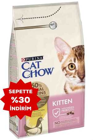 CAT CHOW - Cat Chow Kitten Tavuklu Yavru Kedi Maması 1,5kg