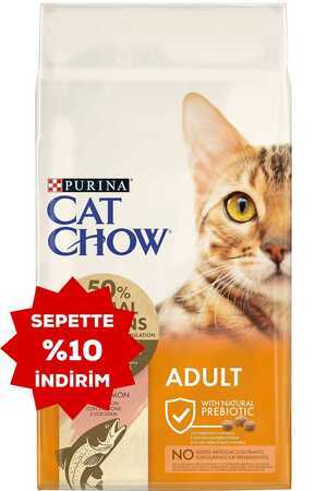 Cat Chow Somon Balıklı Yetişkin Kedi Maması 15kg
