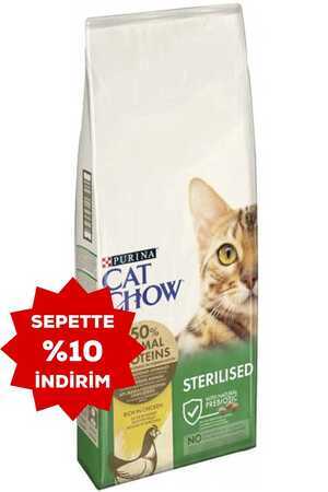 Cat Chow Tavuklu Kısırlaştırılmış Kedi Maması 15kg
