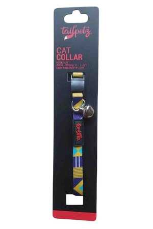 TAILPETZ - Tailpetz Cat Collar Easy & Safety Lock Flag Kedi Boyun Tasması