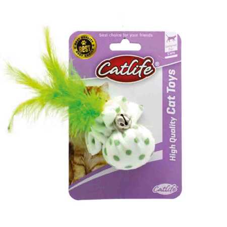CATLIFE - Catlife Tüylü Zilli Kedi Oyuncağı 
