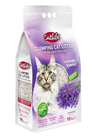 CATLIFE - Catlife Lavanta Kokulu Bentonit Kedi Kumu 10lt CATLIFE - Catlife Lavanta Kokulu Bentonit Kedi Kumu 10lt
