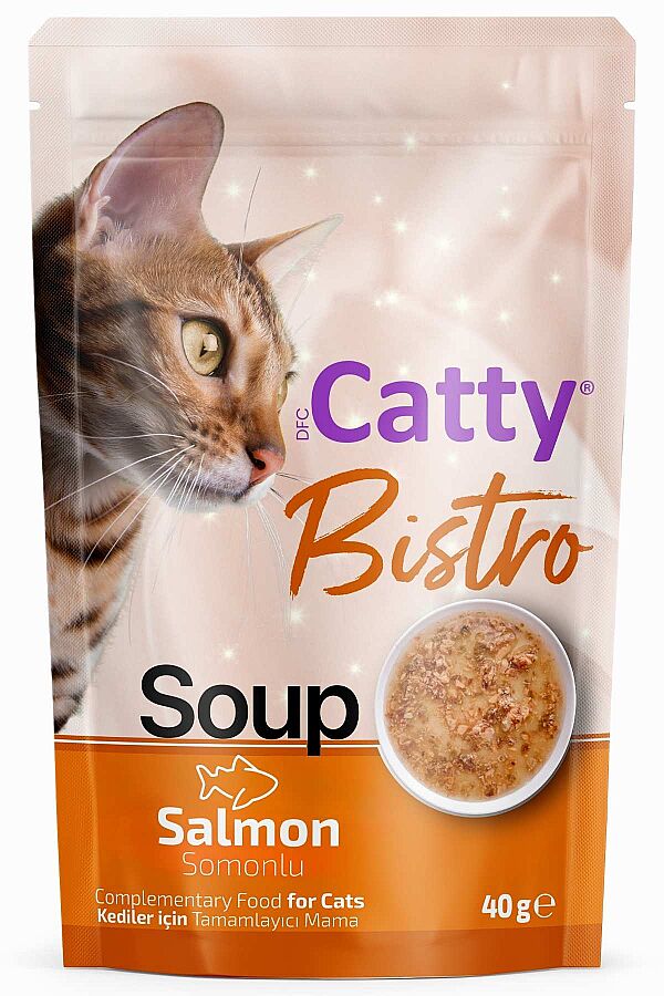 Catty Bistro Somonlu Kedi Çorbası 40gr - 1