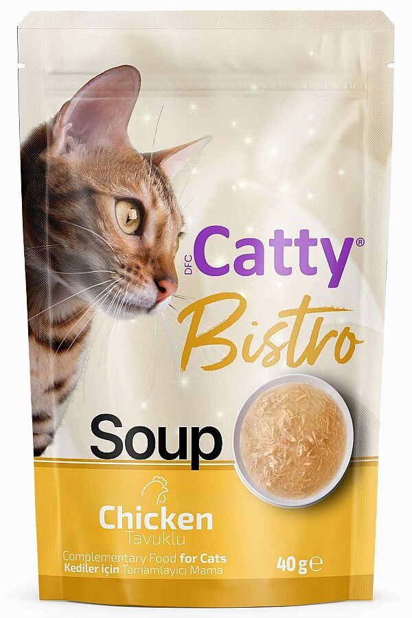 Catty Bistro Tavuklu Kedi Çorbası 40gr - 1