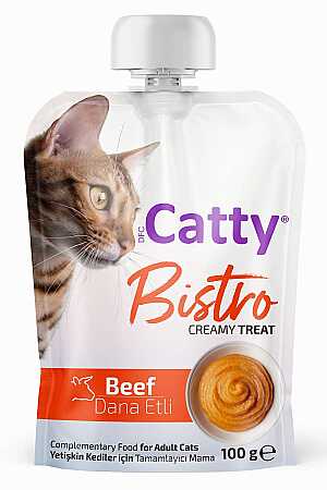 Catty Bistro Dana Etli Krema Kedi Ödül Maması 100gr