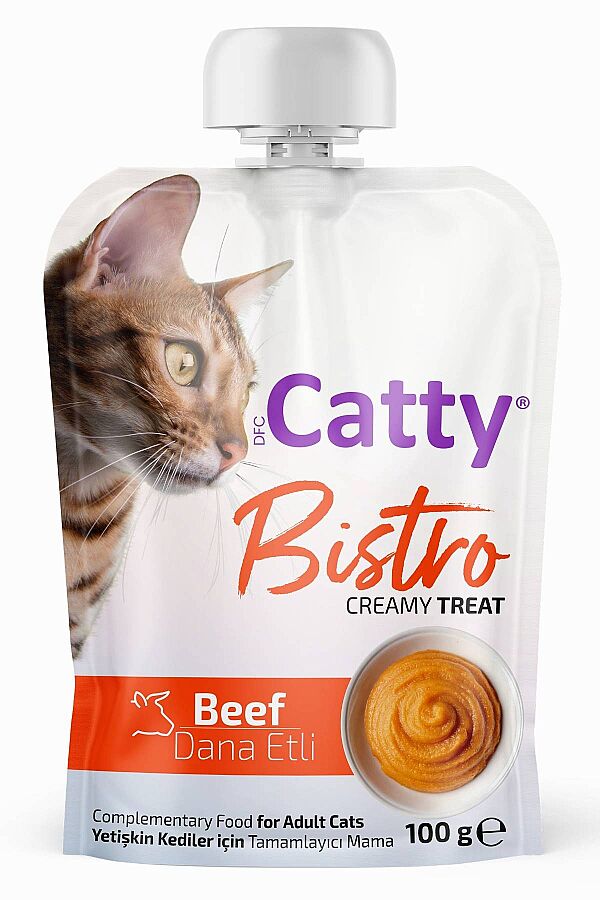 Catty Bistro Dana Etli Krema Kedi Ödül Maması 100gr - 1
