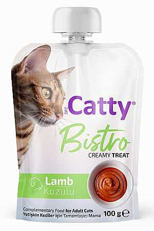 Catty Bistro Kuzu Etli Krema Kedi Ödül Maması 100gr