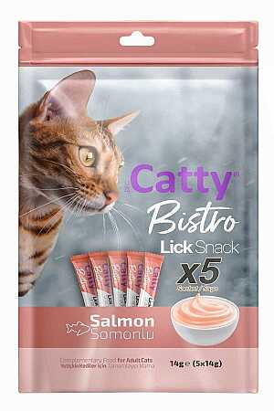 Catty Bistro Somonlu Krema Kedi Ödül Maması 5x14gr