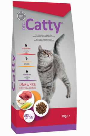 CATTY - Catty Kuzulu Pirinçli Yetişkin Kedi Maması 15kg