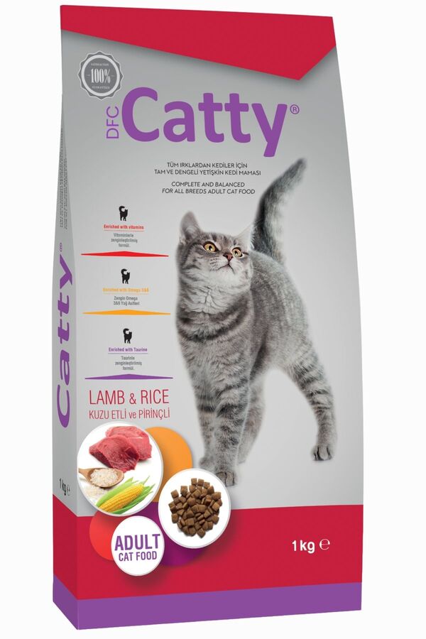 Catty Kuzulu Pirinçli Yetişkin Kedi Maması 15kg