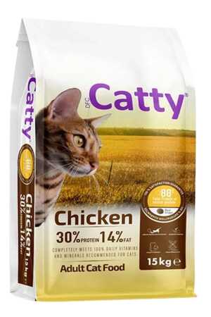 CATTY - Catty Tavuklu Yetişkin Kedi Maması 15kg