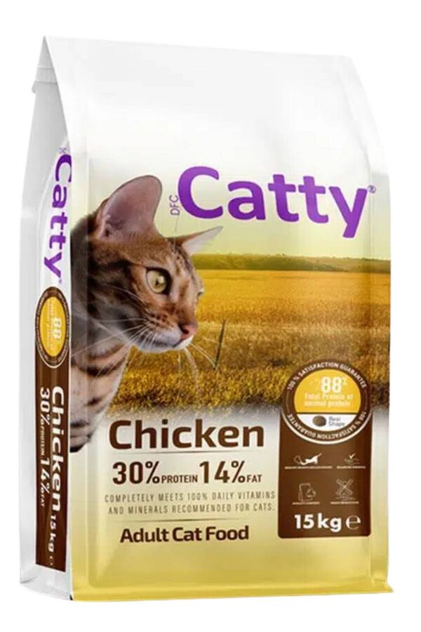 Catty Tavuklu Yetişkin Kedi Maması 15kg