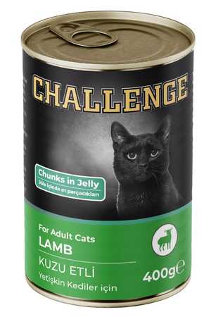 CHALLENGE - Challenge Kuzu Etli Yetişkin Kedi Konservesi 400gr