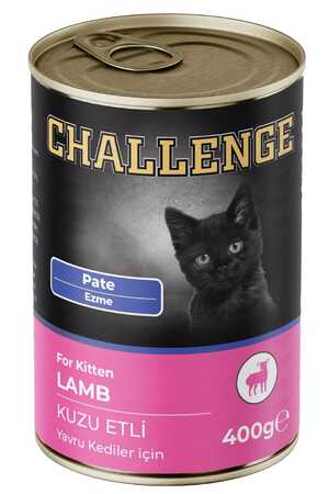 CHALLENGE - Challenge Pate Kuzu Etli Yavru Kedi Konservesi 400gr