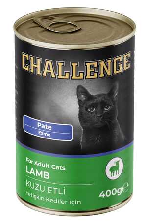 CHALLENGE - Challenge Pate Kuzu Etli Yetişkin Kedi Konservesi 400gr
