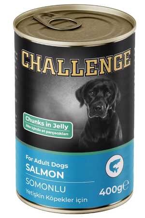 CHALLENGE - Challenge Somonlu Yetişkin Köpek Konservesi 400gr