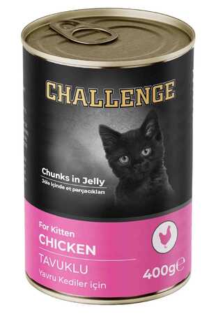 CHALLENGE - Challenge Tavuklu Yavru Kedi Konservesi 400 gr