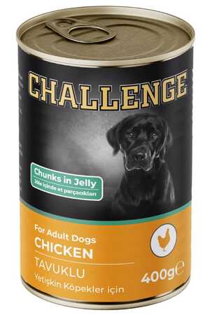 CHALLENGE - Challenge Tavuklu Yetişkin Köpek Konservesi 400gr