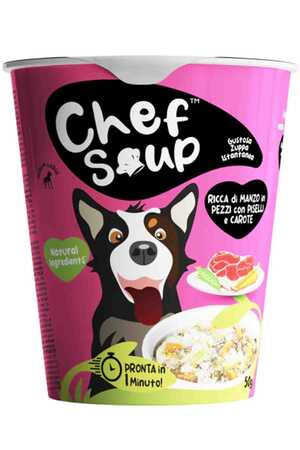 CHEF - Chef Soup Dana Eti Bezelye ve Havuçlu Hazır Çorba 50gr