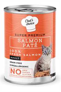 Chefs Choice Somonlu Yetişkin Kedi Konservesi 400gr - Thumbnail