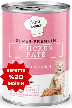 Chefs Choice Tavuklu Tahılsız Ezme Yavru Kedi Konservesi 400gr - Thumbnail