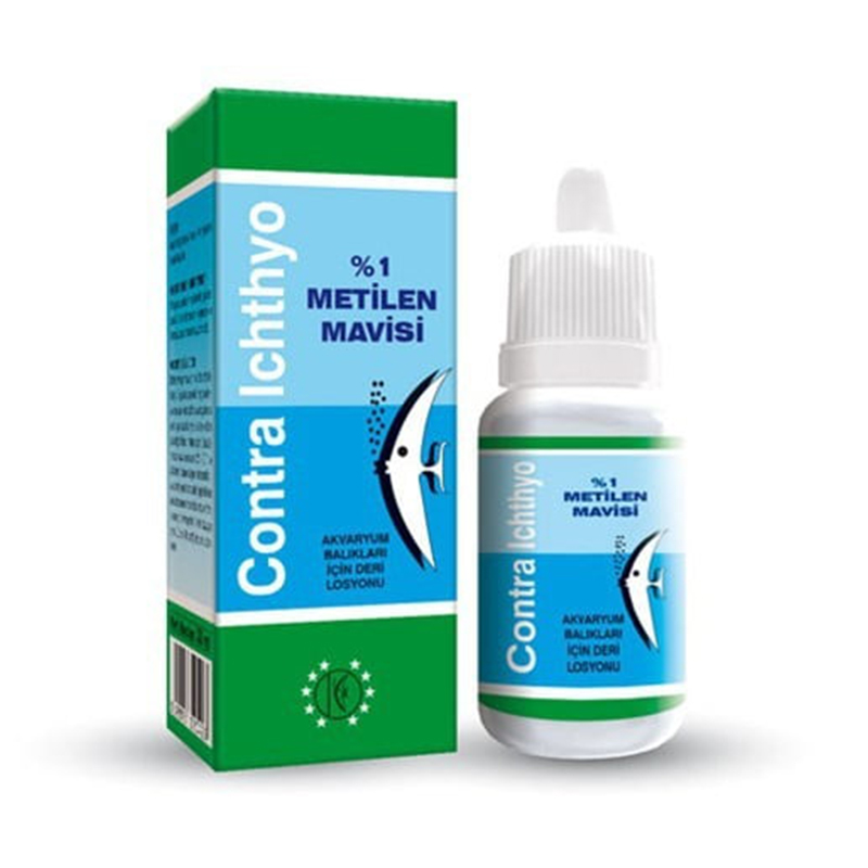 Contra Ichthyo Akvaryum Balıkları İçin Deri Solüsyonu 30ml - 1