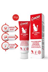 CROCUS - Crocus Anti Hairball Kedi Malt Macunu 30gr  CROCUS - Crocus Anti Hairball Kedi Malt Macunu 30gr