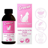 CROCUS - Crocus Kedi Biotin Desteği 100ml CROCUS - Crocus Kedi Biotin Desteği 100ml