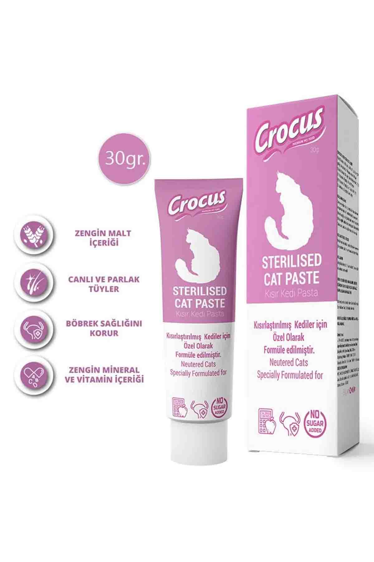 Crocus Sterilised Kedi Malt Macunu 30gr - 2