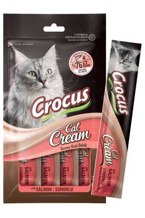 CROCUS - Crocus Somonlu Kedi Krema Kedi Ödülü 4x15gr