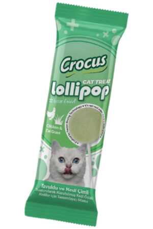 CROCUS - Crocus Tavuklu ve Kedi Otlu Kedi Lolipopu