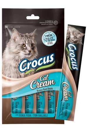 CROCUS - Crocus Ton Balıklı Krema Kedi Ödülü 4x15gr