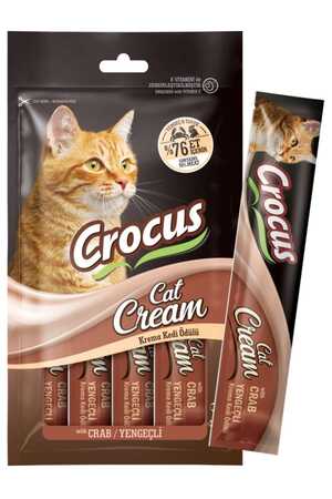 CROCUS - Crocus Yengeçli Krema Kedi Ödülü 4x15gr