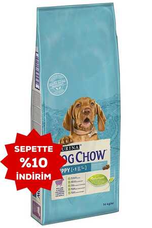 DOG CHOW - Dog Chow Puppy Kuzu Etli Yavru Köpek Maması 14kg