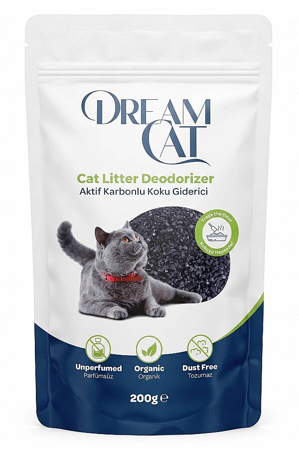 Dream Cat Aktif Karbonlu Kedi Kumu Koku Giderici 200gr - 1