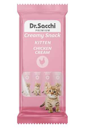 DR.SACCHI - Dr.Sacchi Creamy Tavuklu Yavru Kedi Sıvı Ödülü 4lü