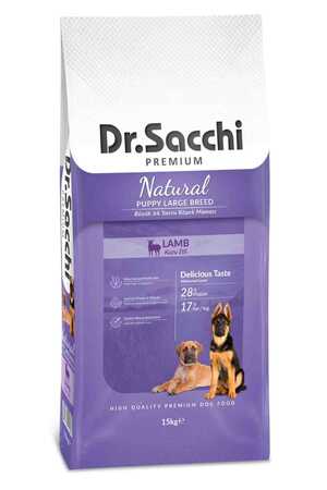 DR.SACCHI - Dr.Sacchi Kuzu Etli Büyük Irk Yavru Köpek Maması 15kg