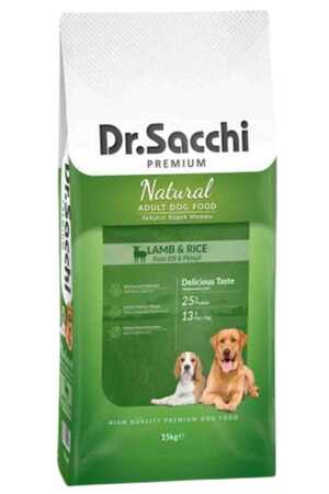 DR.SACCHI - Dr.Sacchi Kuzu Etli ve Pirinçli Yetişkin Köpek Maması 15kg