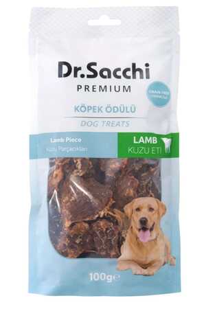 DR.SACCHI - Dr.Sacchi Premium Kuzu Parçacıklı Tahılsız Köpek Ödülü 100gr