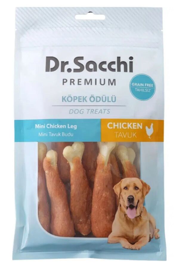 Dr.Sacchi Premium Mini Tavuk Butlu Tahılsız Köpek Ödülü 115gr