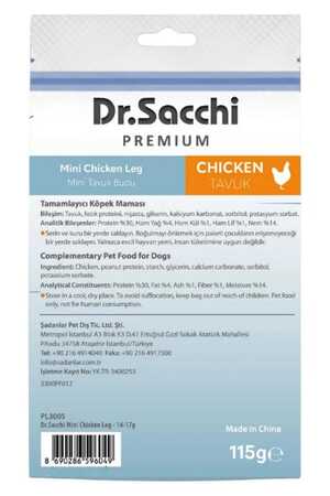 Dr.Sacchi Premium Mini Tavuk Butlu Tahılsız Köpek Ödülü 115gr - Thumbnail (1)