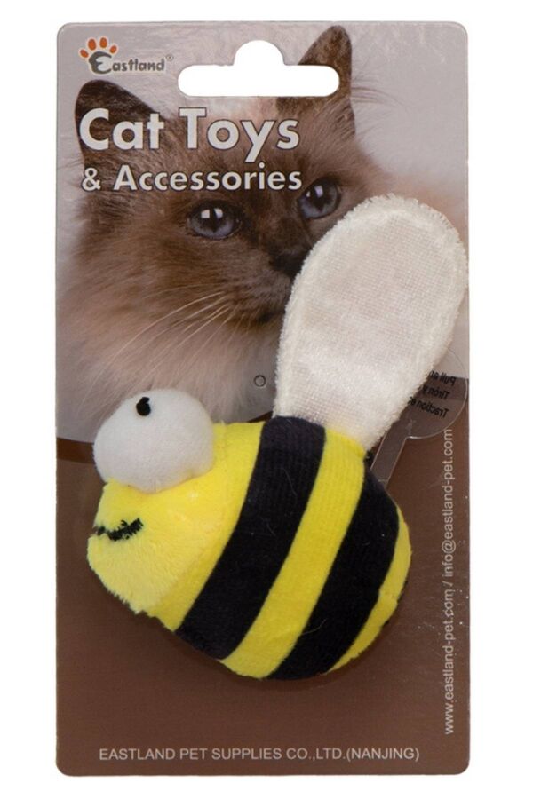 Eastland Kedi Otlu Peluş Dijital Sesli Arı 6.5cm