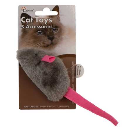 EASTLAND - Eastland Catnipli Peluş Dijital Sesli Fare 8cm