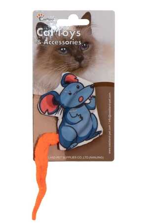 EASTLAND - Eastland Kedi Otlu Peluş Fare 7.5cm