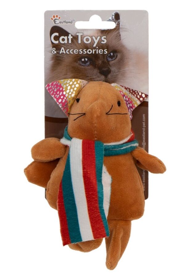 Eastland Kedi Otlu Peluş Kedi Oyuncağı 15cm
