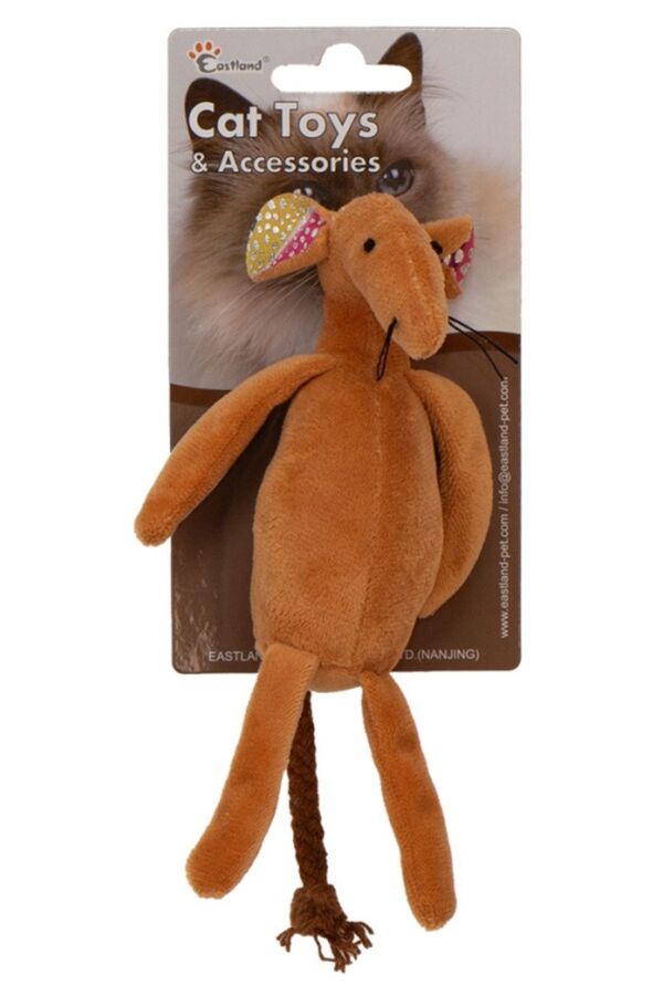 Eastland Kedi Otlu Peluş Kedi Oyuncağı 13cm